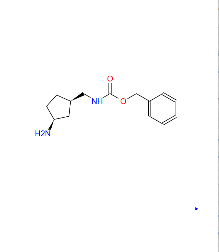 N-{（1S，3R）-3-氨基環(huán)戊基]甲基氨基甲酸酯,rel-benzyl N-{[(1S,3R)-3-aminocyclopentyl]methyl}carbamate