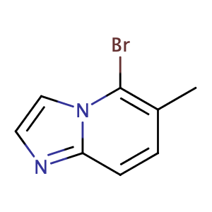 5-溴-6-甲基咪唑并[1,2-a]吡啶,5-Bromo-6-methylimidazo[1,2-a]pyridine