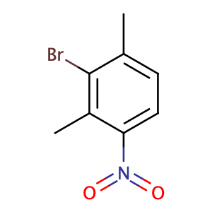 2-bromo-1,3-dimethyl-4-nitro-benzene,2-bromo-1,3-dimethyl-4-nitro-benzene