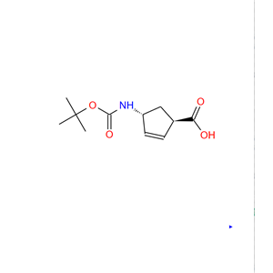 (1R,4R)-4-(BOC-氨基)-2-环戊烯羧酸,(1R,4R)-4-(tert-butoxycarbonylamino)cyclopent-2-enecarboxylic acid
