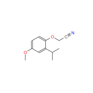 2-(4-甲氧基-2-异丙基苯氧基)乙腈,2-(2-isopropyl-4-Methoxyphenoxy)acetonitrile