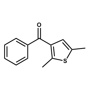 2,5-二甲基噻吩-3-基）-苯基甲烷酮,(2,5-dimethylthiophen-3-yl)-phenylmethanone