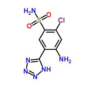 5-(2-氨基-4-氯-5-苯磺酰胺)-1H-四唑,5-(2-Amino-4-chloro-5-sulfamoylphenyl)-1H-tetrazole