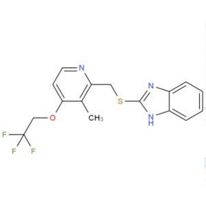 兰索拉唑硫醚,2-[3-Methyl-4-(2,2,2-trifluoroethoxy)-2-pyridinyl]methylthio-1H-benzimidazole