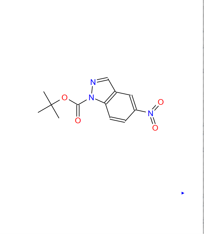 5-硝基-1H-吲唑-1-羧酸叔丁酯,N-(1)-BOC-5-NITRO-INDAZOLE