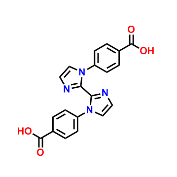 1,1′?(4?羧基苯基)?2,2′?联咪唑,4,4'-(1H,1'H-[2,2'-Biimidazole]-1,1'-diyl)dibenzoic acid