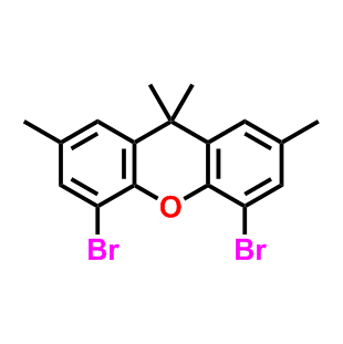 4,5-dibromo-2,7,9,9-tetramethyl-9H-xanthene,4,5-dibromo-2,7,9,9-tetramethyl-9H-xanthene