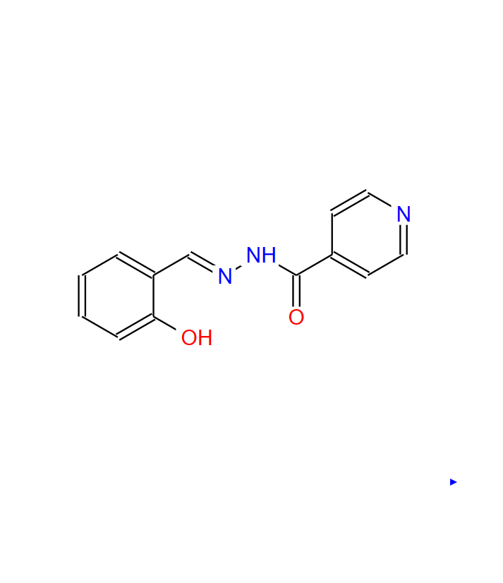 水杨二烯基异烟肼,Isonicotinic acid (2-hydroxy-benzylidene)-hydrazide