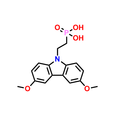 [2-（3,6-二甲氧基-9H-咔唑-9-基）乙基]膦酸,[2-(3,6-Dimethoxy-9H-carbazol-9-yl)ethyl]phosphonic Acid