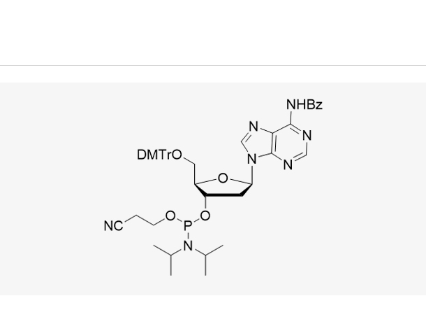 5'-O-(4,4'-二甲氧基三苯基)-N6-苯甲酰基-2'-脱氧腺苷-3'-(2-氰乙基-N,N-二异丙基)亚磷酰胺,DMT-dA(Bz)-CE-Phosphoramidite
