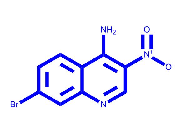 7-溴-3-硝基喹啉-4-胺,7-Bromo-3-nitroquinolin-4-amine