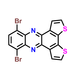 Dithieno[3,2-a:2',3'-c]phenazine, 8,11-dibromo-,Dithieno[3,2-a:2',3'-c]phenazine, 8,11-dibromo-