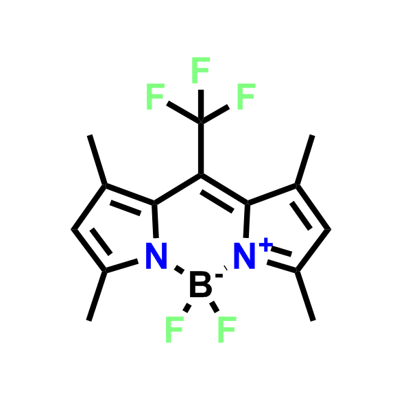 5,5-difluoro-1,3,7,9-tetramethyl-10-(trifluoromethyl)-9a,10-dihydro-5H-5l4,6l4-dipyrrolo[1,2-c:2',1'-f][1,3,2]diazaborinine,5,5-difluoro-1,3,7,9-tetramethyl-10-(trifluoromethyl)-9a,10-dihydro-5H-5l4,6l4-dipyrrolo[1,2-c:2',1'-f][1,3,2]diazaborinine