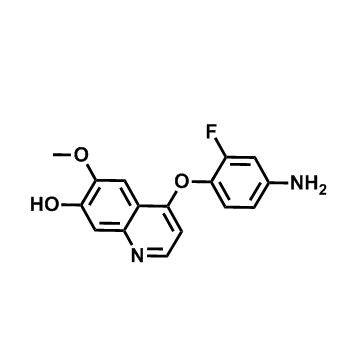 4-(4-氨基-2-氟苯氧基)-6-甲氧基喹啉-7-醇,4-(4-Amino-2-fluorophenoxy)-6-methoxyquinolin-7-ol