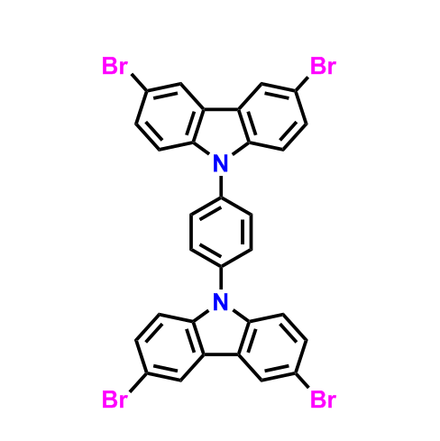 1,4-双（3,6-二溴-9H-咔唑-9-基）苯,1,4-bis(3,6-dibromo-9H-carbazol-9-yl)benzene