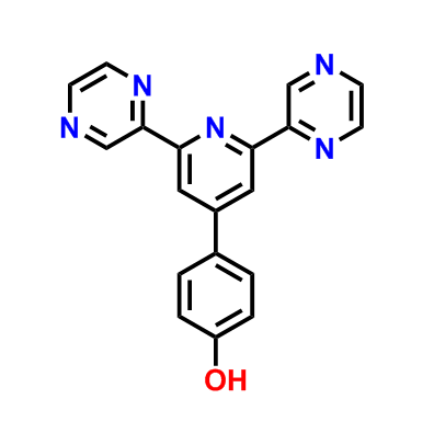 4-(2,6-二(吡嗪-2-基)吡啶-4-基)苯酚,4-(2,6-Di(pyrazin-2-yl)pyridin-4-yl)phenol