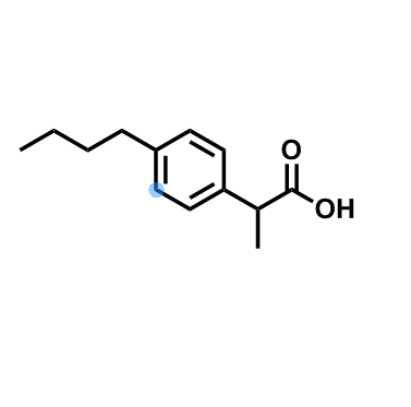 2-(4-丁基苯基)丙酸,2-(4-Butylphenyl)propanoic acid