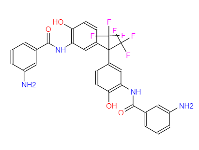 2,2- 雙[3-(3- 氨基苯甲酰氨基)-4- 羥基苯基]六氟丙烷,Benzamide, N,N'-[[2,2,2-trifluoro-1-(trifluoromethyl)ethylidene]bis(6-hydroxy-3,1-phenylene)]bis[3-amino-