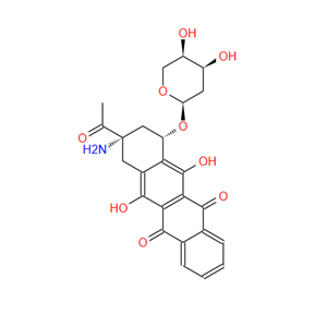 (7S-顺式)-9-乙酰基-9-氨基-7-[(2-脱氧-ALPHA-D-赤式-吡喃戊糖基)氧基]-7,8,9,10-四氢-6,11-二羟基-5,12-并四苯醌,(7S-cis)-9-Acetyl-9-amino-7-[(2-deoxy-alpha-D-erythro-pentopyranosyl)oxy]-7,8,9,10-tetrahydro-6,11-dihydroxy-5,12-naphthacenedione