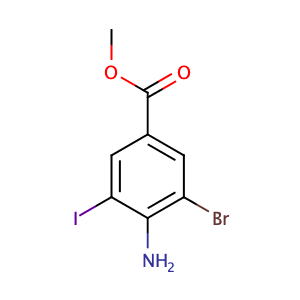 4-amino-3-bromo-5-iodo-benzoic acid methyl ester