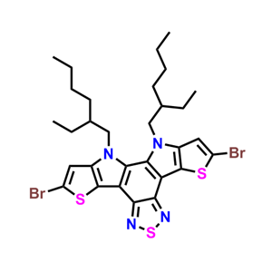 2,8-Dibromo-10,11-bis(2-ethylhexyl)-10,11-dihydro-[1,2,5]thiadiazolo[3,4-e]thieno[2',3':4,5]pyrrolo[3,2-g]thieno[3,2-b]indole