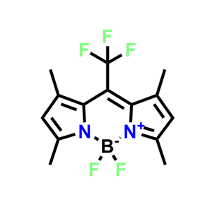 5,5-difluoro-1,3,7,9-tetramethyl-10-(trifluoromethyl)-9a,10-dihydro-5H-5l4,6l4-dipyrrolo[1,2-c:2',1'-f][1,3,2]diazaborinine