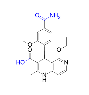 非奈利酮杂质18,4-(4-carbamoyl-2-methoxyphenyl)-5-ethoxy-2,8-dimethyl-1,4-dihydro-1,6-naphthyridine-3-carboxylic acid