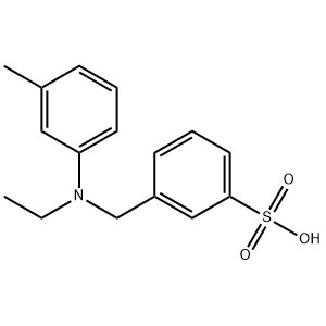 3-[[乙基-(3-甲基苯氨基)]甲基]-苯磺酸,alpha-(N-ethyl-m-toluidino)-m-toluenesulphonic acid