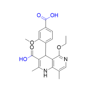 非奈利酮杂质17,4-(4-carboxy-2-methoxyphenyl)-5-ethoxy-2,8-dimethyl-1,4-dihydro-1,6-naphthyridine-3-carboxylic acid
