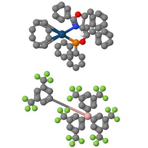 ((4S,5S)-(-)-O-[1-苄基-1-(5-甲基-2-苯基-4,5-二氢恶唑-4-基)-2-苯基乙基]-二环己基磷)(1,5-COD)铱 (I) 四三(3,5-双(三氟甲基)苯硼酸,((4S,5S)-(-)-O-[1-BENZYL-1-(5-METHYL-2-PHENYL-4,5-DIHYDROOXAZOL-4-YL)-2-PHENYLETHYL]-DICYCLOHEXYL-PHOSPHINITE)(1,5-COD)IRIDIUM (I) TETRAKIS(3,5-BIS(TRIFLUOROMETHYL)PHENYLBORATE