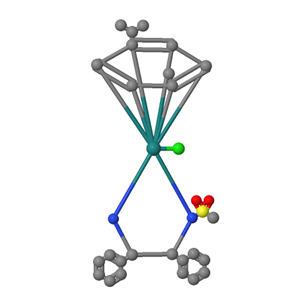 {[(1R,2R)-(-)-2-氨基-1,3-二苯乙基]甲基磺酰胺基}(对甲基异丙基苯)氯化钌(II),Chloro(p-cyMene)[(1R,2R)-(-)-2-aMino-1,2-diphenylethyl(MethylsulfonylaMido)]rutheniuM(II) RuCl(p-cyMene)[(R,R)-MsDpen]