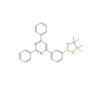 2,4-二苯基-6-(3-(硼酸频哪醇酯)苯基)嘧啶,2,4-diphenyl-6-(3-(4,4,5,5-tetramethyl-1,3,2-dioxaborolan-2-yl)phenyl)pyrimidine