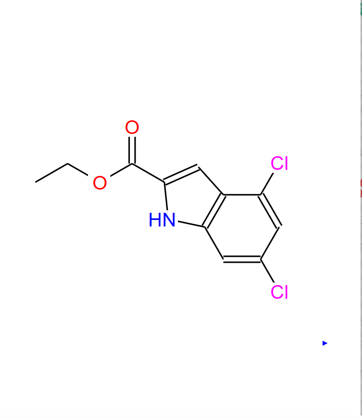 4,6-二氯吲哚-2-甲酸乙酯,Ethyl 4,6-dichloroindole-2-carboxylate