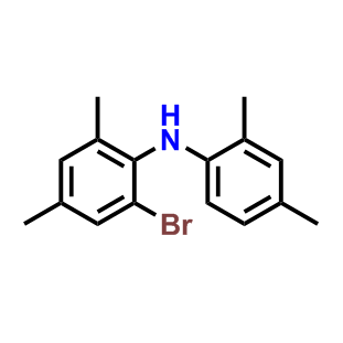 2-溴-N-（2,4-二甲基苯基）-4,6-二甲基苯胺,2-bromo-N-(2,4-dimethylphenyl)-4,6-dimethylaniline