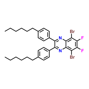 5,8-二溴-6,7-二氟-2,3-双（4-己基苯基）喹喔啉