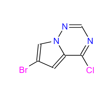 6-溴-4-氯吡咯并[2,1-f] [1,2,4]三嗪,6-bromo-4-chloropyrrolo[2,1-f][1,2,4]triazine