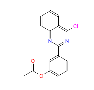 3-(4-氯喹唑啉-2-基)苯基乙酸酯,Phenol, 3-(4-chloro-2-quinazolinyl)-, 1-acetate