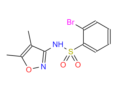 2-溴-N-(4,5-二甲基-3-异恶唑基)苯磺酰胺,2-broMo-N-(4,5-diMethylisoxazol-3-yl)benzenesulfonaMide