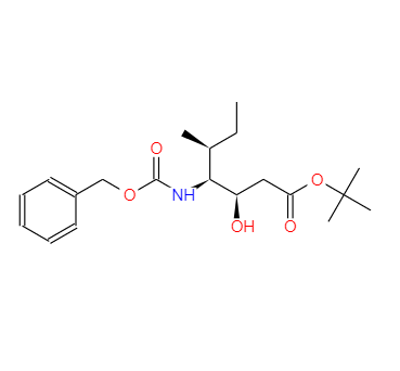 (3R,4S,5S)-4-(((芐氧基)羰基)氨基)-3-羥基-5-甲基庚酸叔丁酯,tert-butyl (3R,4S,5S)-3-hydroxy-5-methyl-4-(phenylmethoxycarbonylamino)heptanoate