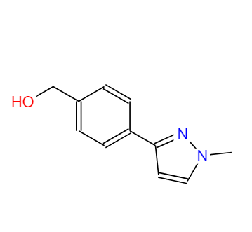 4-(1-甲基-1H-吡唑-3-基)苯甲醇,(4-(1-Methyl-1H-pyrazol-3-yl)phenyl)methanol