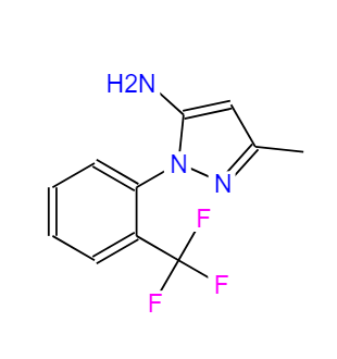 3-甲基-1-(2-(三氟甲基)苯基)-1H-吡唑-5-胺,5-Methyl-2-(2-trifluoromethyl-phenyl)-2H-pyrazol-3-ylamine