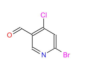 6-溴-4-氯-3-吡啶甲醛,6-bromo-4-chloronicotinaldehyde