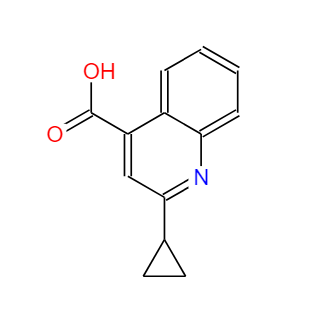 2-环丙基-喹啉-4-羧酸,2-Cyclopropylquinoline-4-carboxylicacid