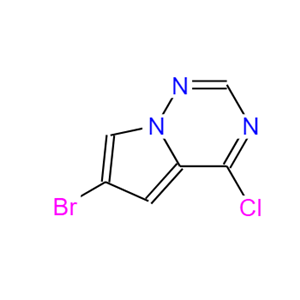 6-溴-4-氯吡咯并[2,1-f] [1,2,4]三嗪,6-bromo-4-chloropyrrolo[2,1-f][1,2,4]triazine
