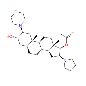 3Α,17Β-(二羟基)-2Β-(吗啉-1-基)-16-(吡咯烷-1-基)-5Α-雄甾-17-乙酸酯