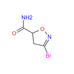3-溴-4,5-二氢异恶唑-5-羧酸酰胺,3-Bromo-4,5-dihydroisoxazole-5-carboxylic acid amide
