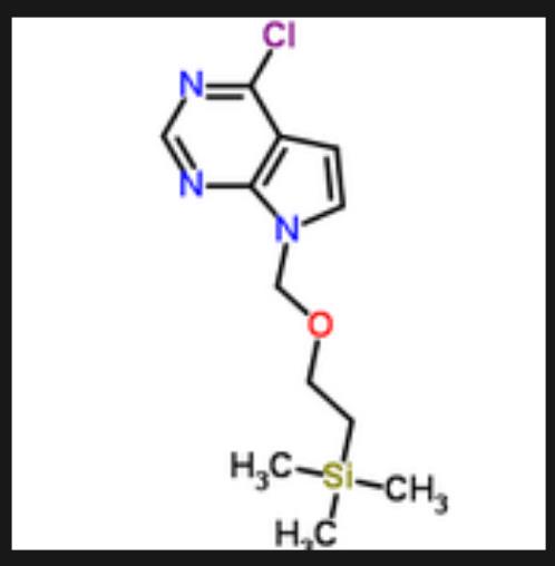 4-氯-7-[[2-(三甲基硅烷基)乙氧基]甲基]-7H-吡咯并[2,3-D]嘧啶,4-CHLORO-7-((2-(TRIMETHYLSILYL)ETHOXY)METHYL)-7H-PYRROLO[2,3-D]PYRIMIDINE