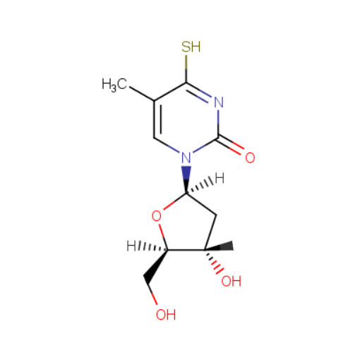 4-硫代胸苷,Thymidine, 4-thio-