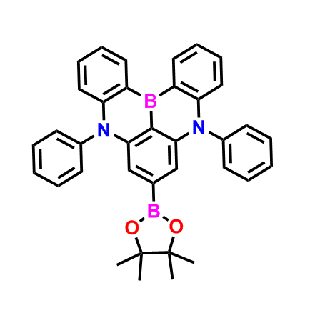 5,9-二苯基-7-（4,4,5,5-四甲基-1,3,2-二氧杂硼烷-2-基）-5-9-二氢-5,9-二氮杂-13b-硼萘并[3,2,1-de]蒽,5,9-diphenyl-7-(4,4,5,5-tetramethyl-1,3,2-dioxaborolan-2-yl)-5,9-dihydro-5,9-diaza-13b-boranaphtho[3,2,1-de]anthracene