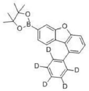 1-(氘代苯基)二苯并呋喃-7-硼酸频哪醇酯,4,4,5,5-tetramethyl-2-(9-(phenyl-d5)dibenzo[b,d]furan-3-yl)-1,3,2-dioxaborolane
